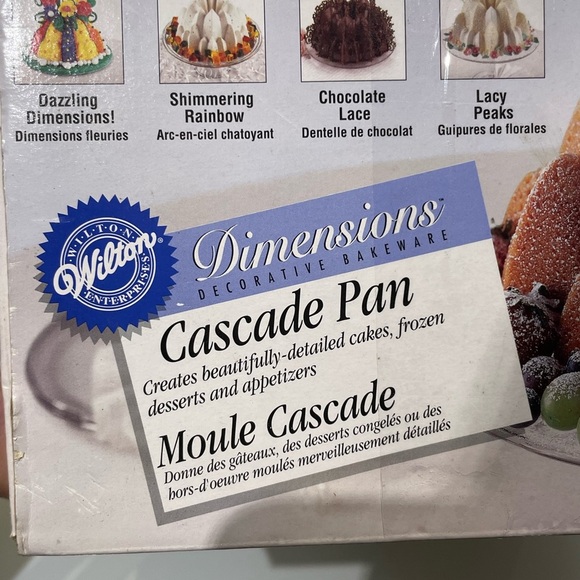 *NEW* Metal Wilton Dimensions Decorative Bakeware Cascade Pan - Picture 2 of 8